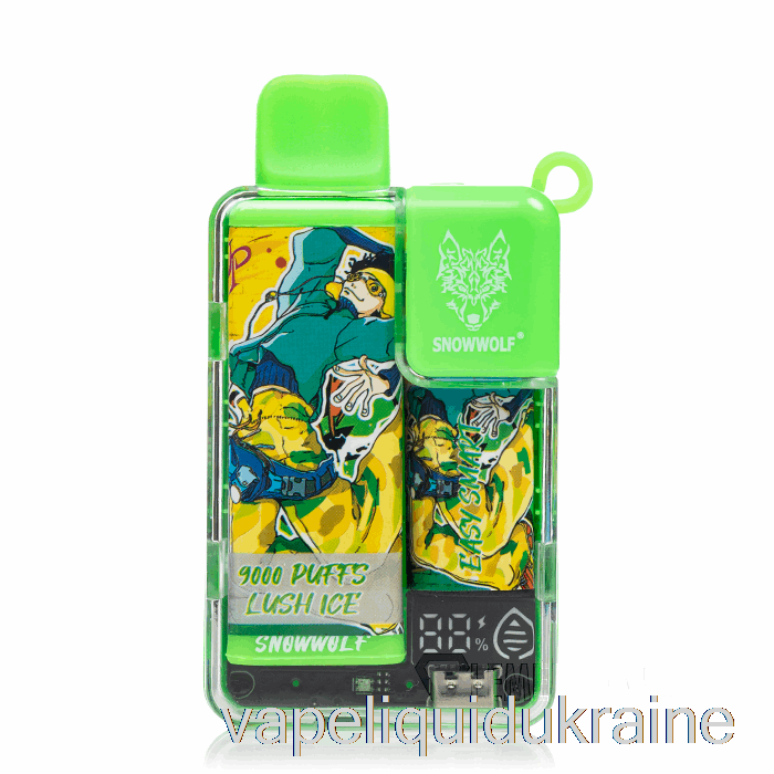 Vape Liquid Ukraine Snowwolf Easy Smart EA9000 Disposable Lush Ice